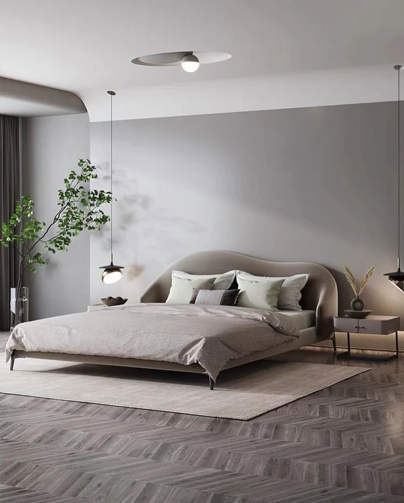 Nera Premium Upholstered Bed Without Storage