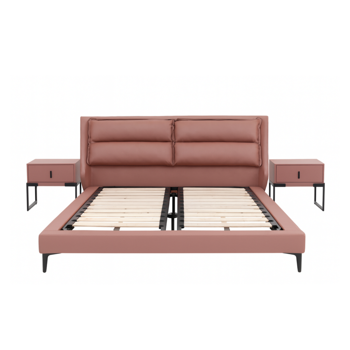 Pink bed