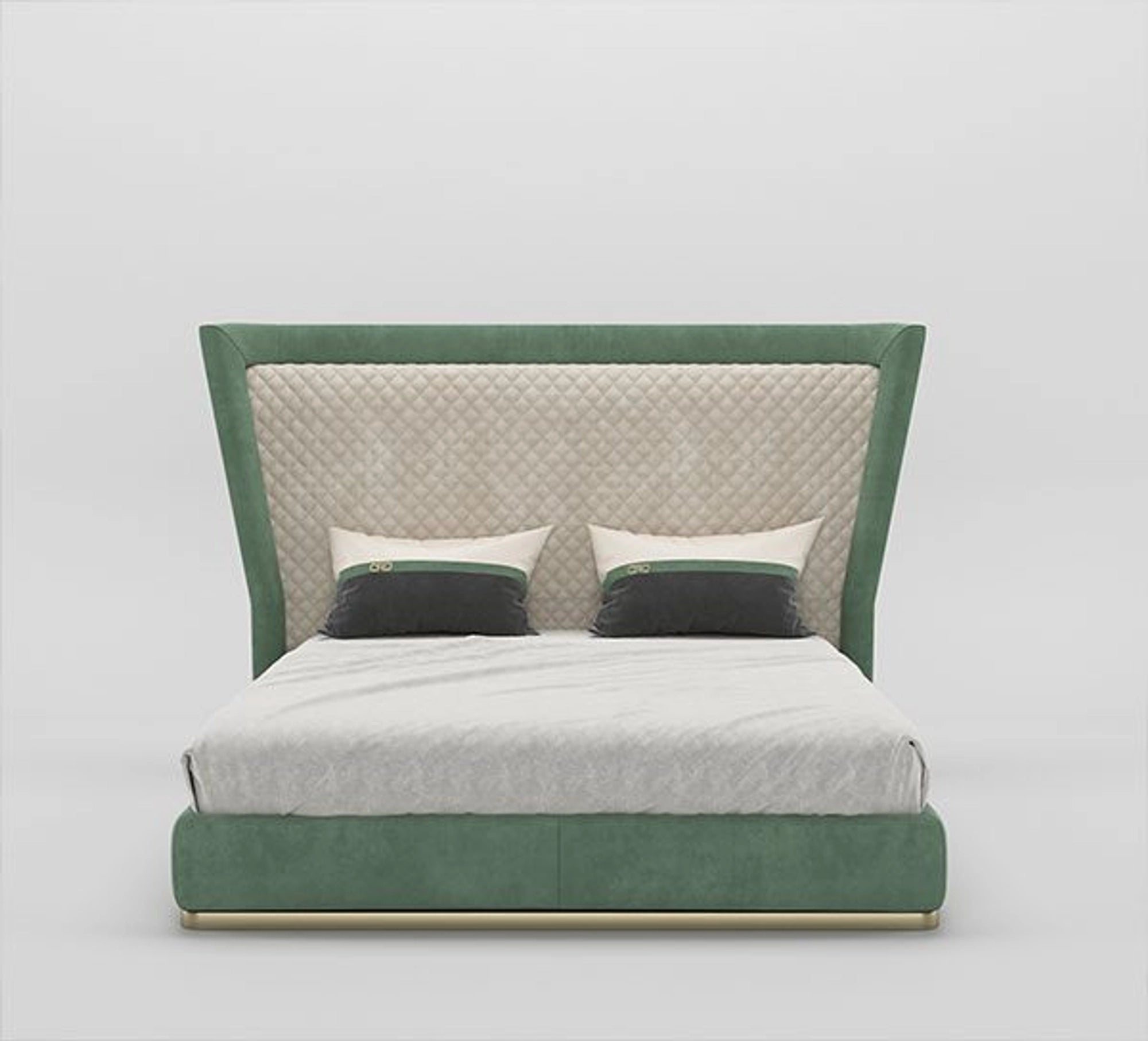 Atlantis Luxury Velvet Upholstered Bed