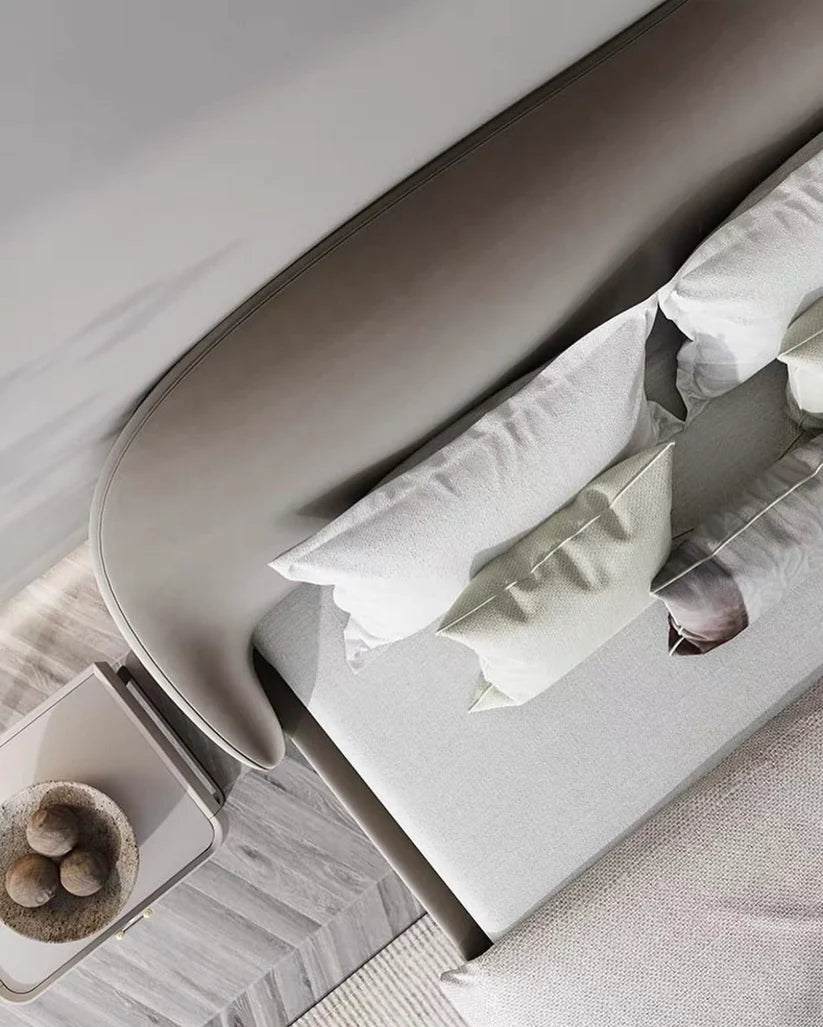 Nera Premium Upholstered Bed Without Storage