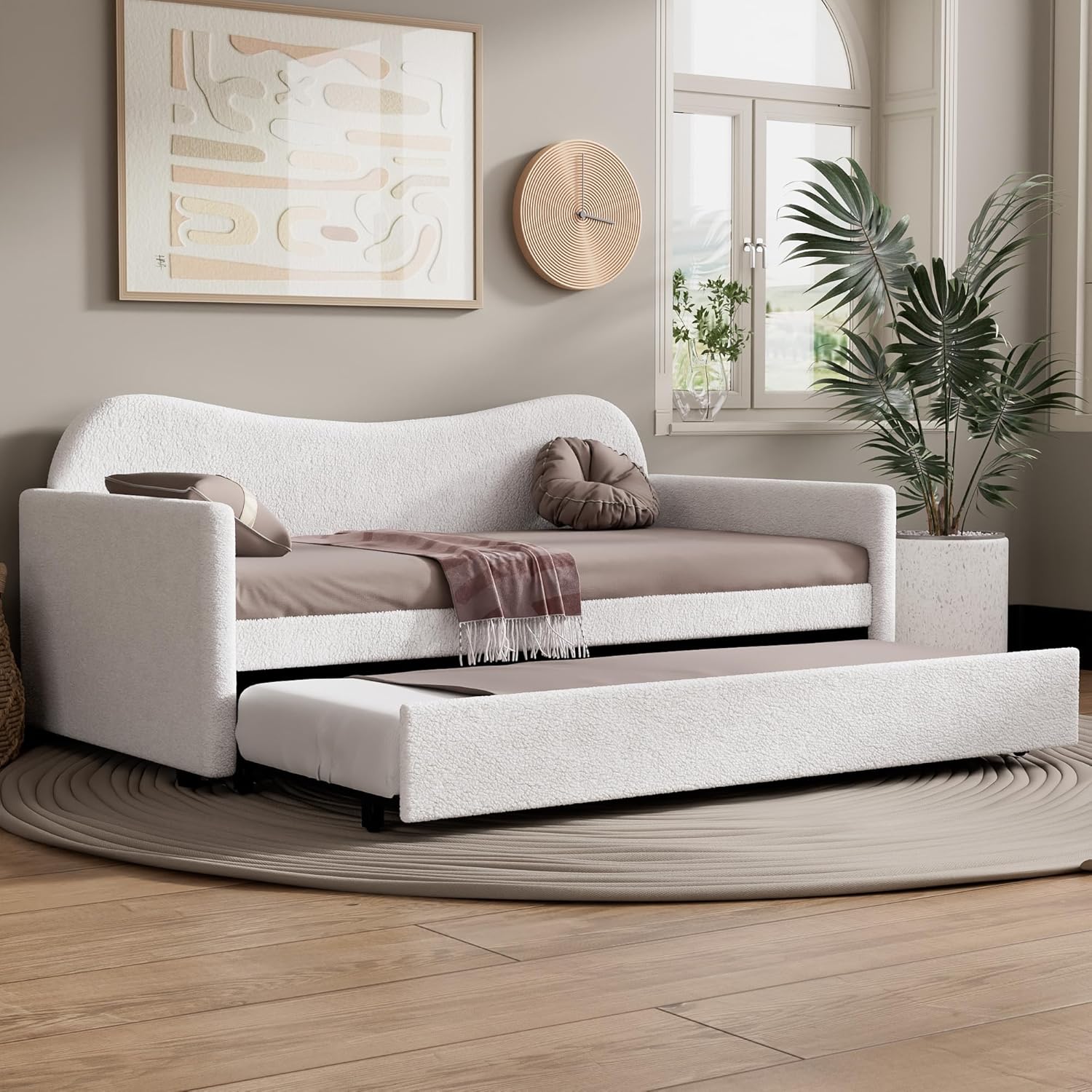 Arlo Modern Trundle Upholstered bed