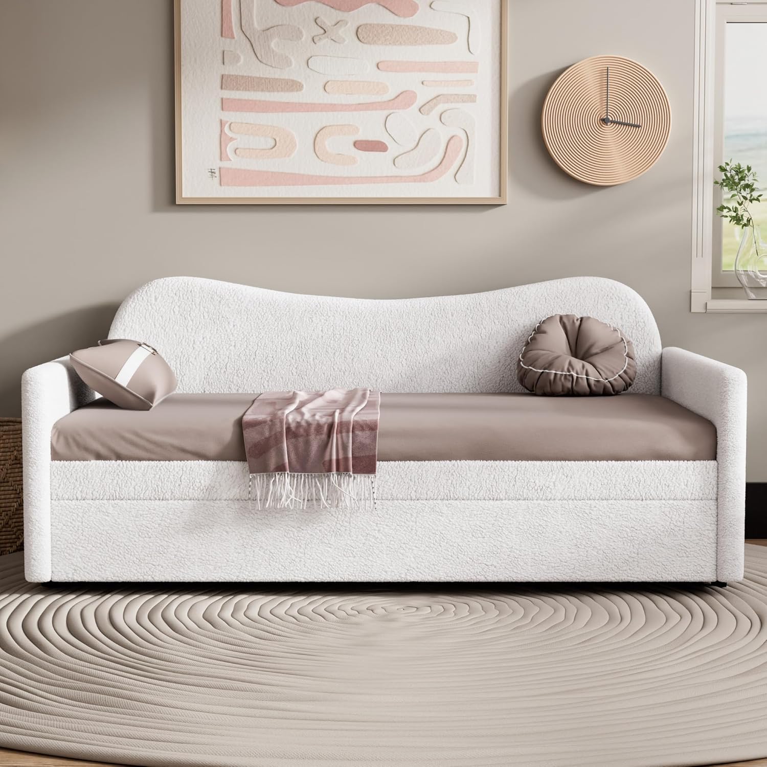 Arlo Modern Trundle Upholstered bed
