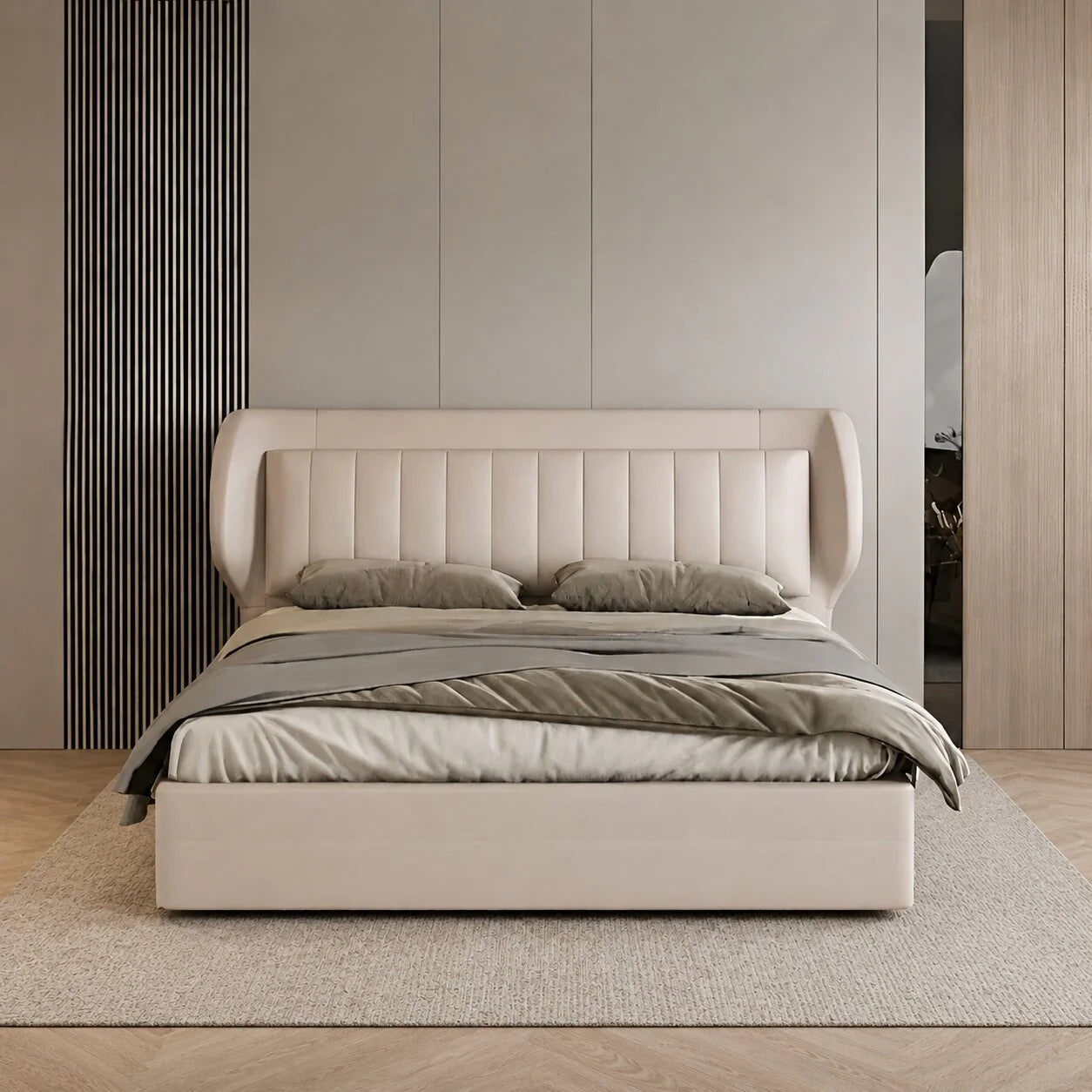Adani Upholstered Bed  Queen Pro Mattress 60"X78"