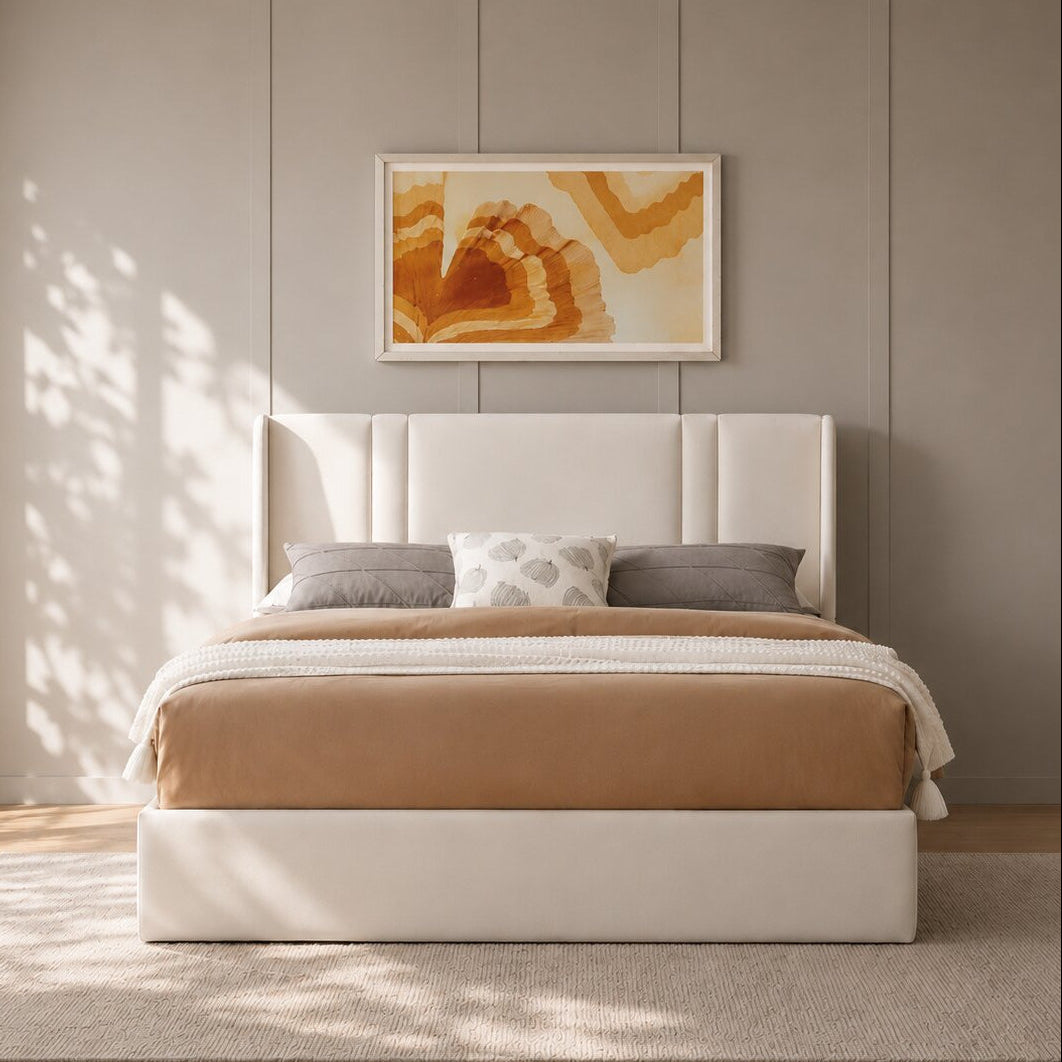Aeris Lift Upholstered Bed In Leatherette