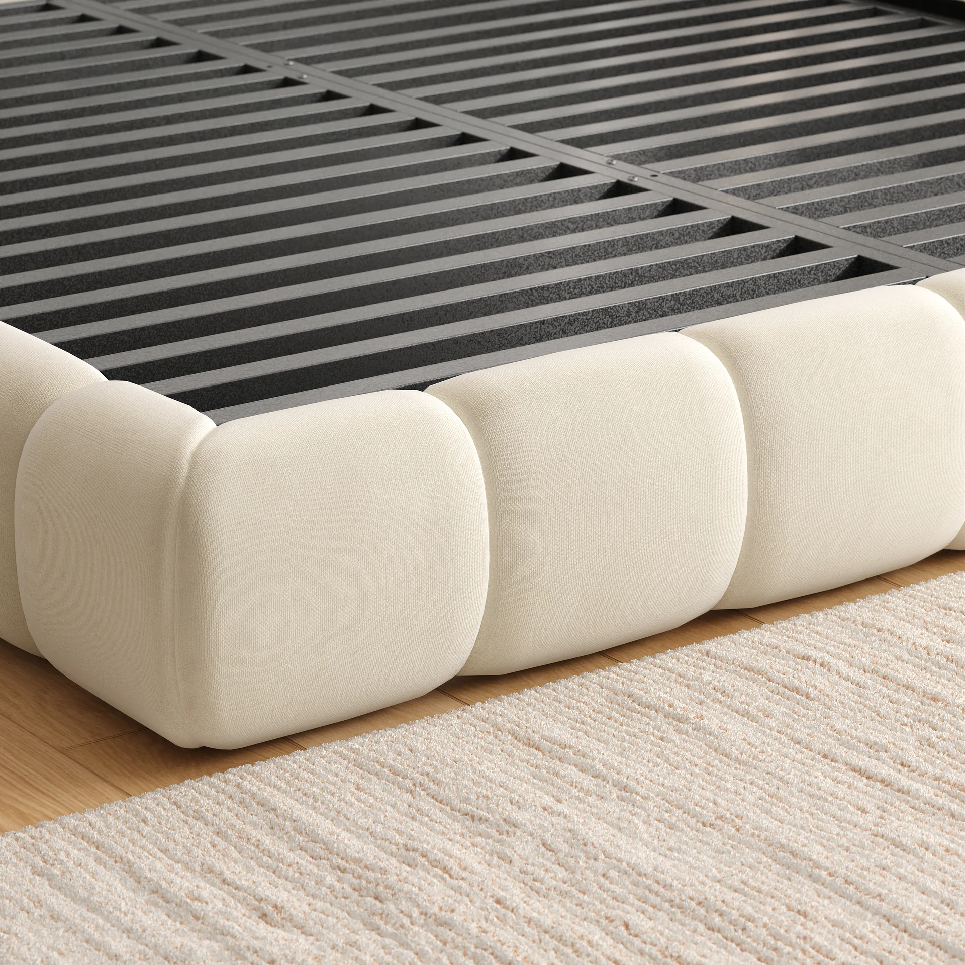 Alvion Prestige Upholstered Bed With Hydraulic Storage