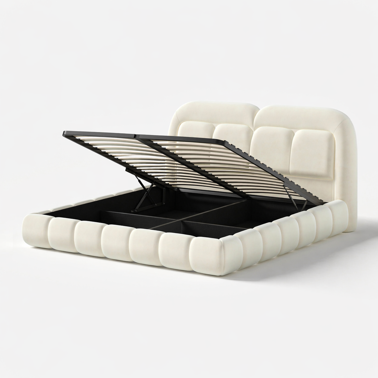 Alvion Prestige Upholstered Bed With Hydraulic Storage