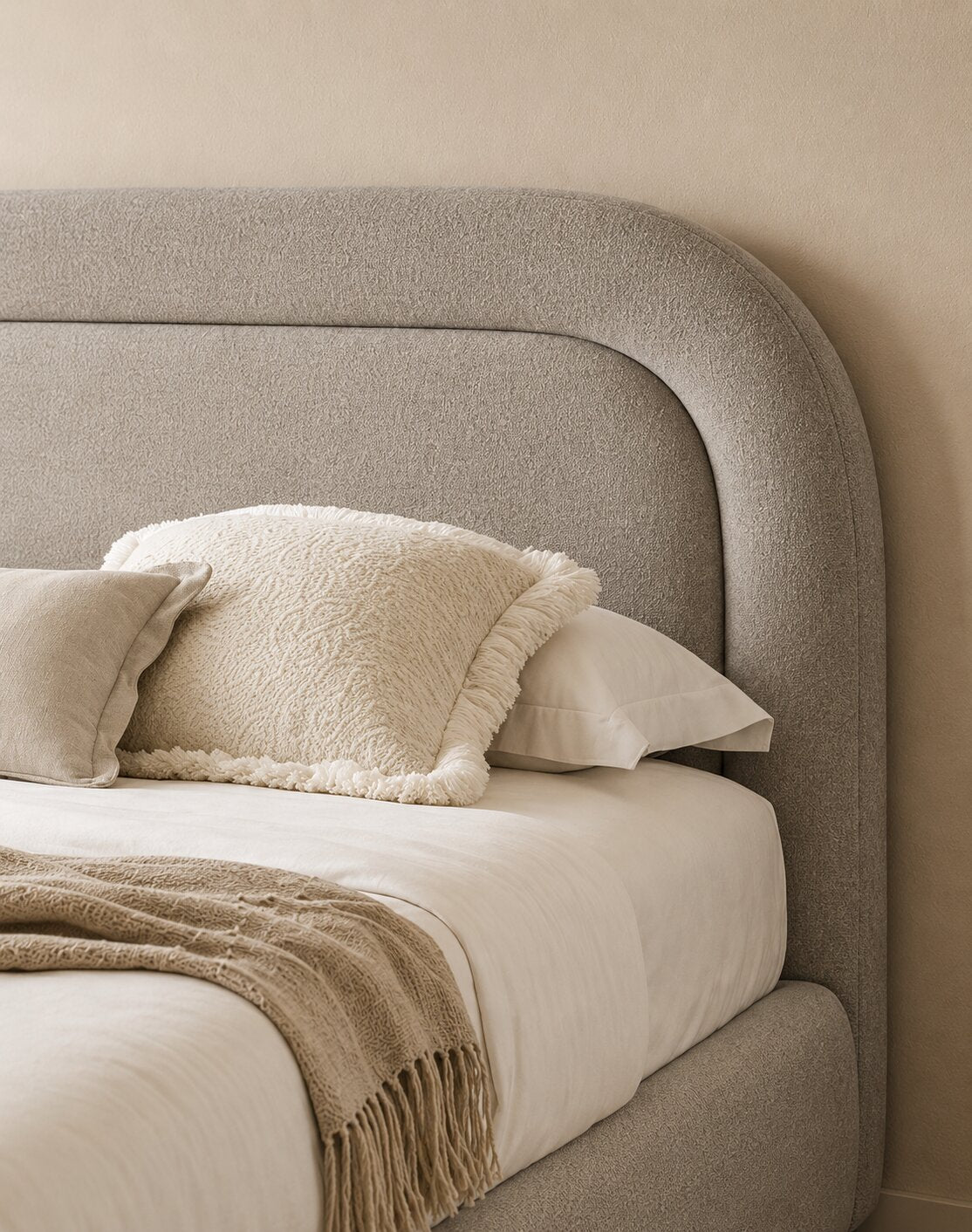 Aurora Plush Luxury Upholstered Bed In Velvet