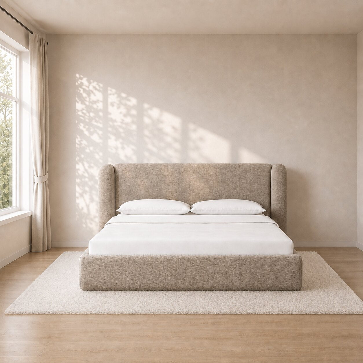 Zephyr Haven Upholstered Bed In Fabric