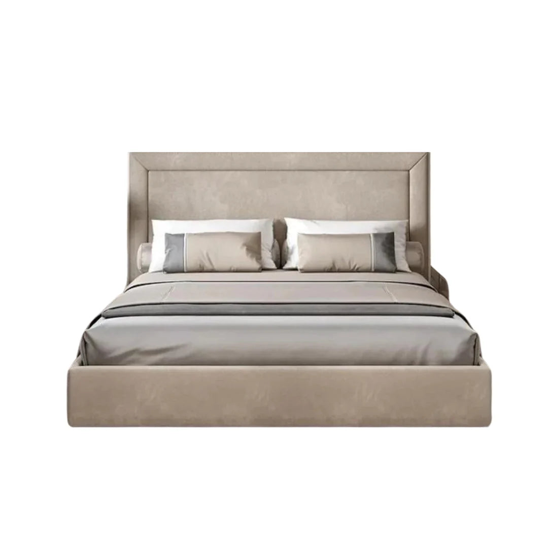 A bed with mattress cosmic colour