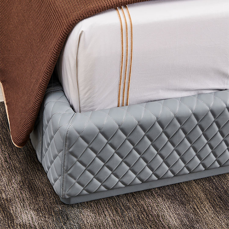 Aurora Royale Grand Diamond Upholstered Panel Bed