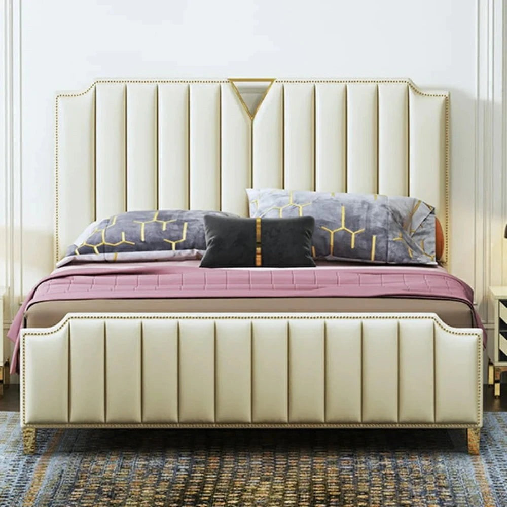 Verona Luxury Upholstered Bed In Suede