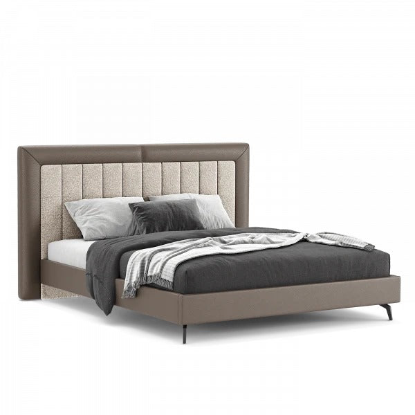 Savoy Elite Upholstered Bed Without Storage in Leatherette