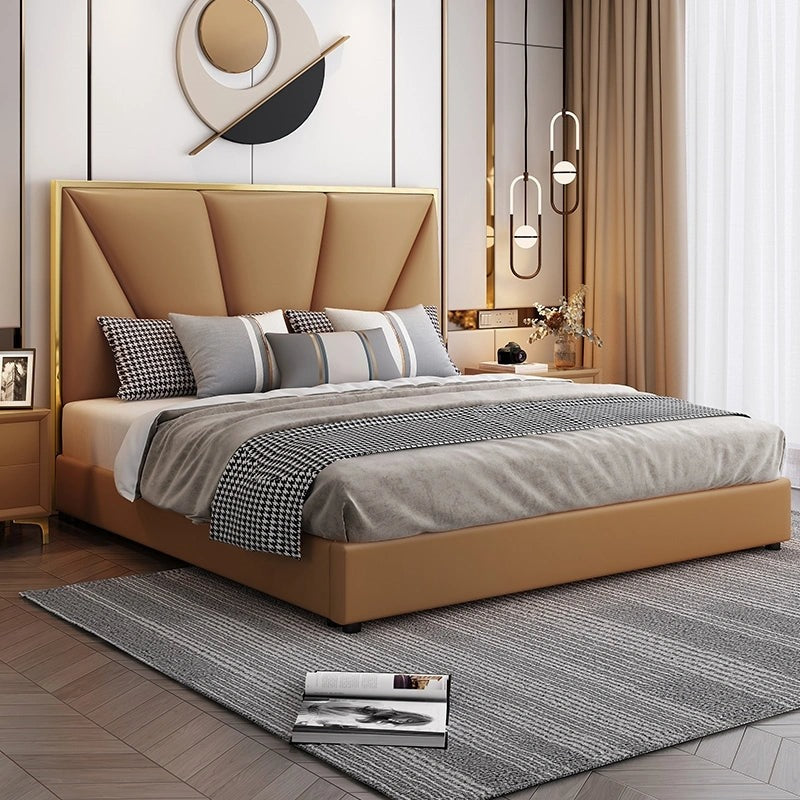 Jetset Luxury Upholstered Bed In Leatherette