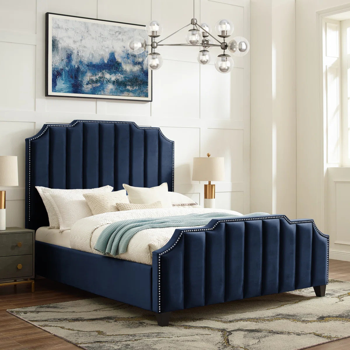 Crownford Premium Upholstered Bed