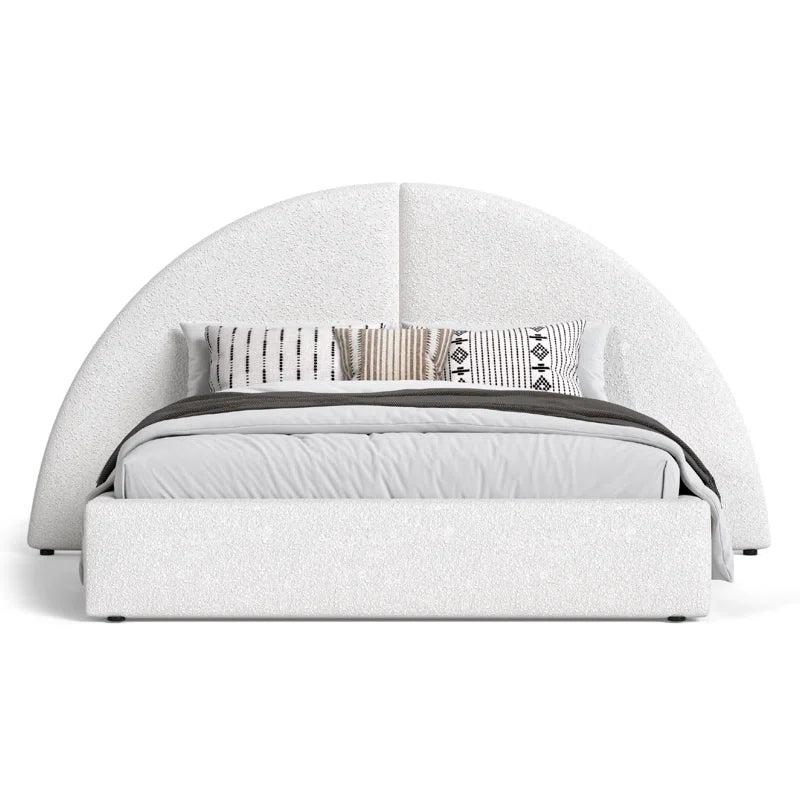Raiser Arc Headboard Upholstered Bed
