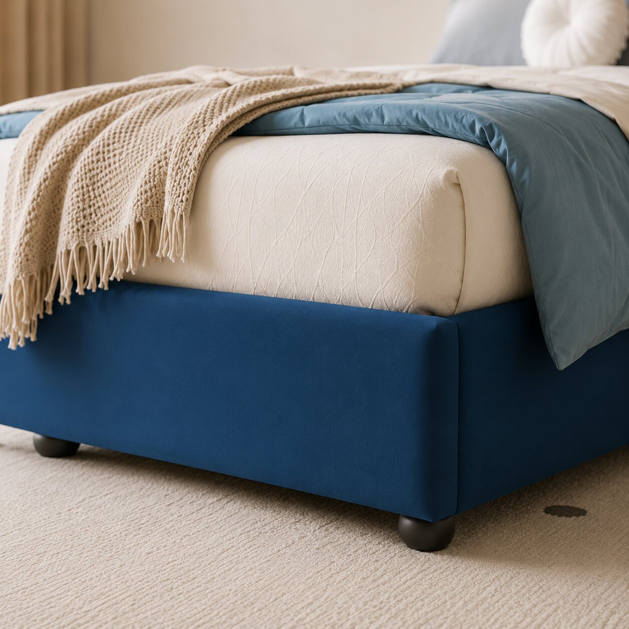 Mickey Kids Upholstered Bed In Leatherette