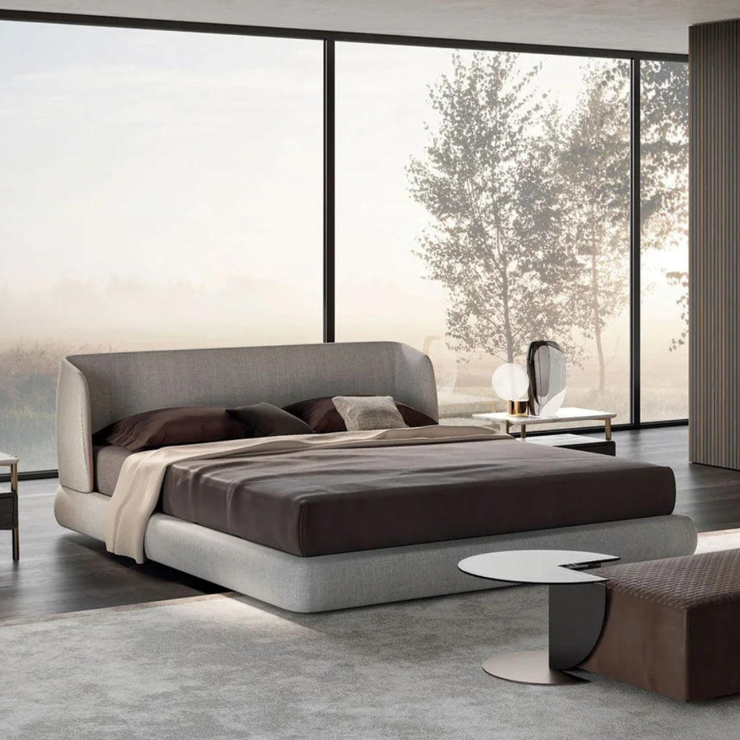 Orren Curve Edge Upholstered Bed