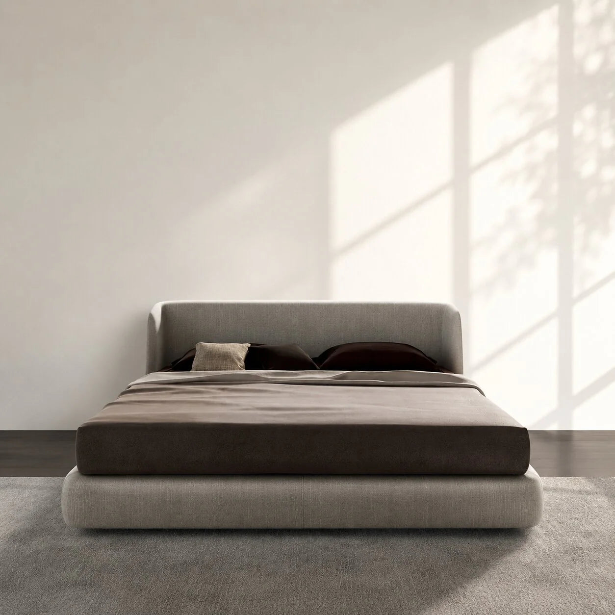 Orren Curve Edge Upholstered Bed (King Pro Mattress 72" x 78")
