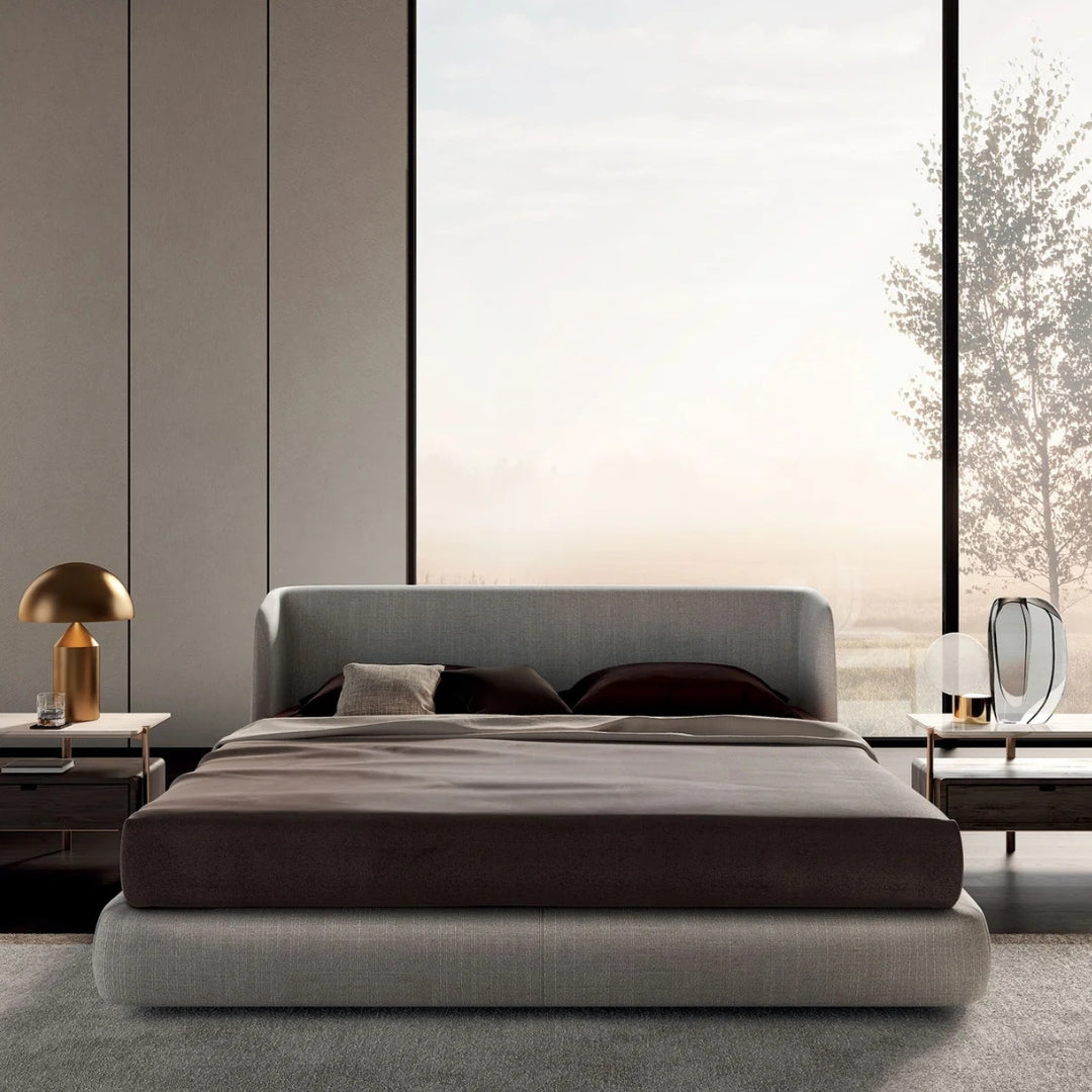 Orren Curve Edge Upholstered Bed