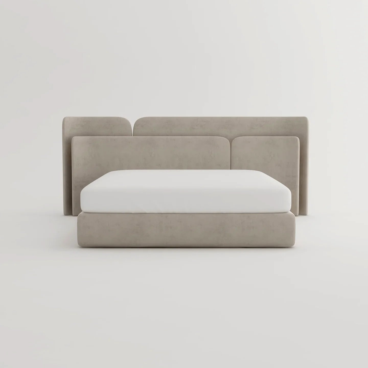 Esme Modern Upholstered Bed King Pro Mattress 72"X78"