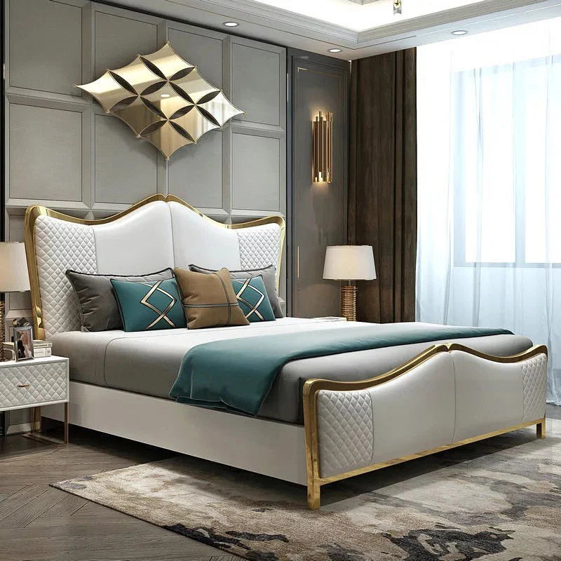 Lino Premium Upholstered Bed in Leatherette