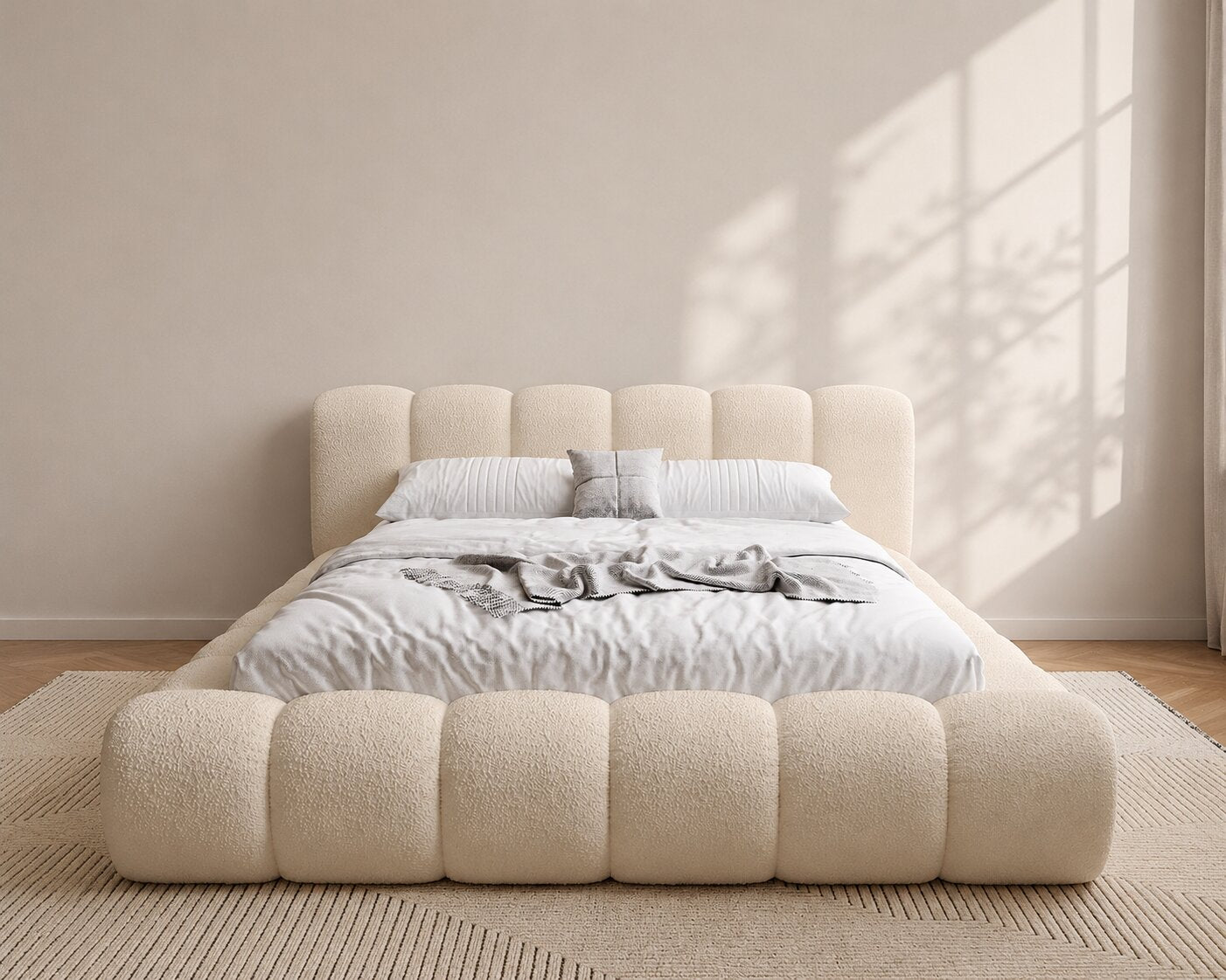 Snuggle Foam Premium Upholstered Bed