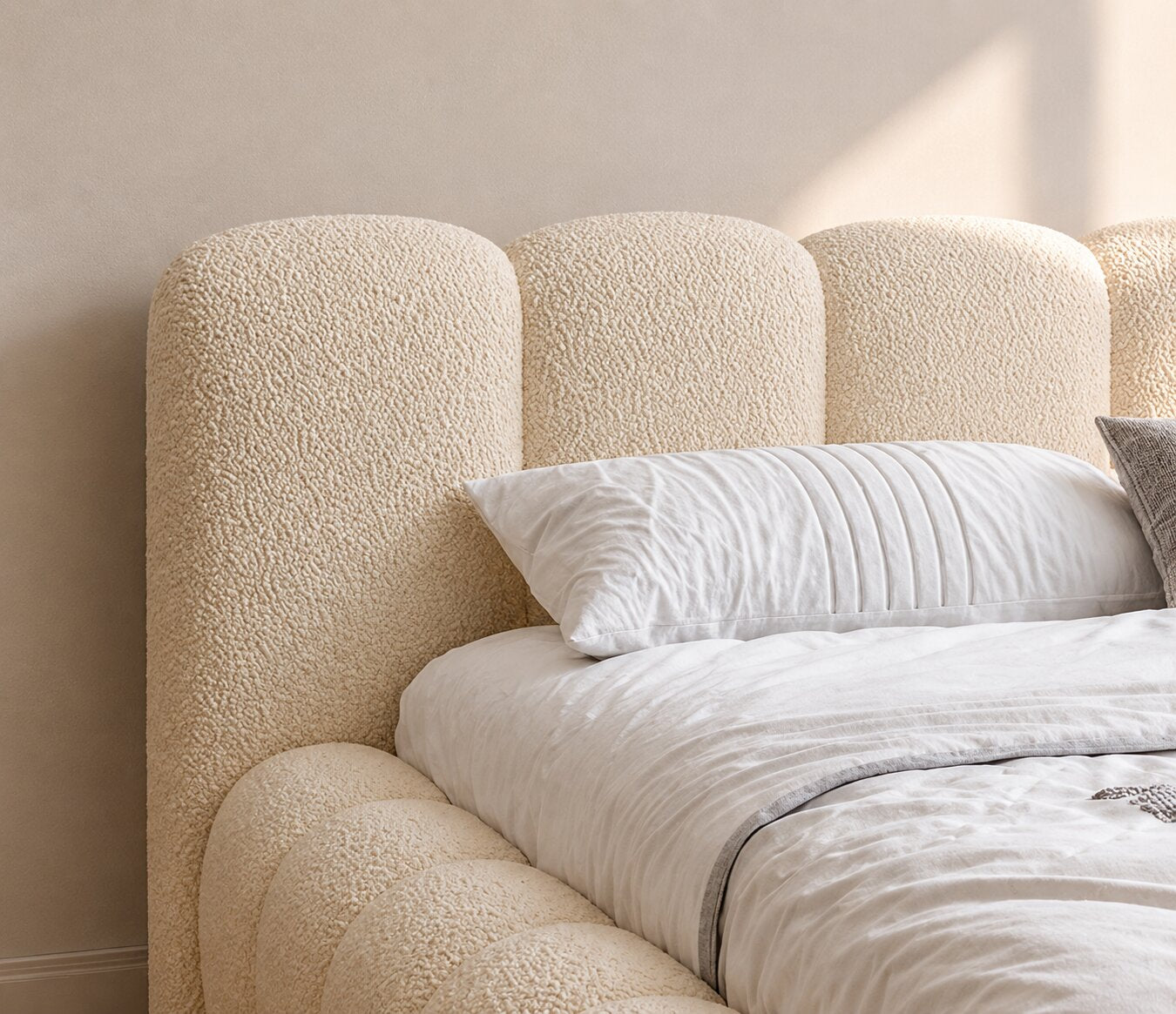 Snuggle Foam Premium Upholstered Bed