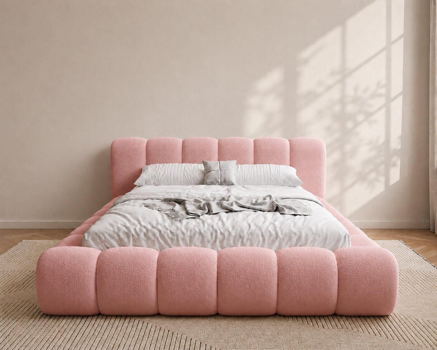 Snuggle Foam Premium Upholstered Bed