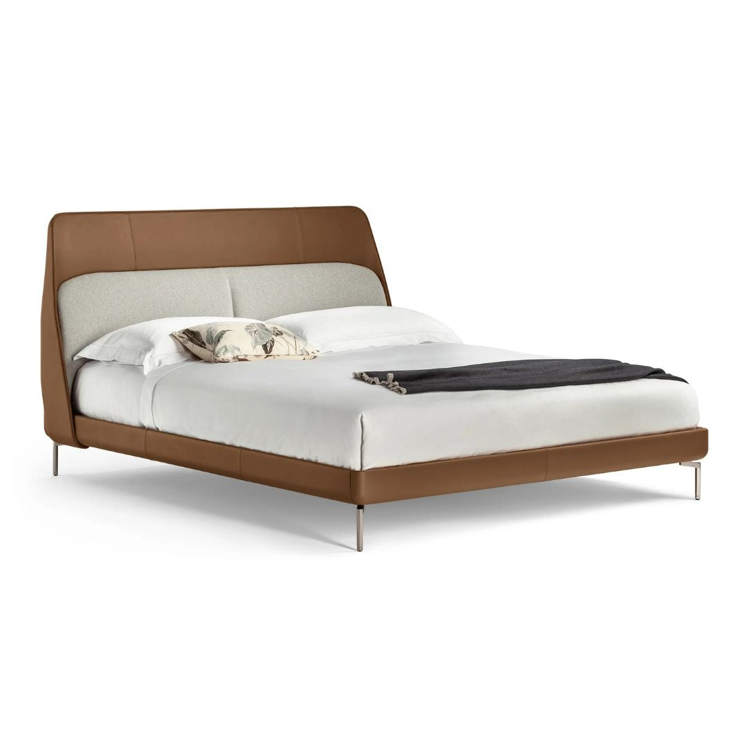 Poltrona Frau Coupe Italian Leather Bed