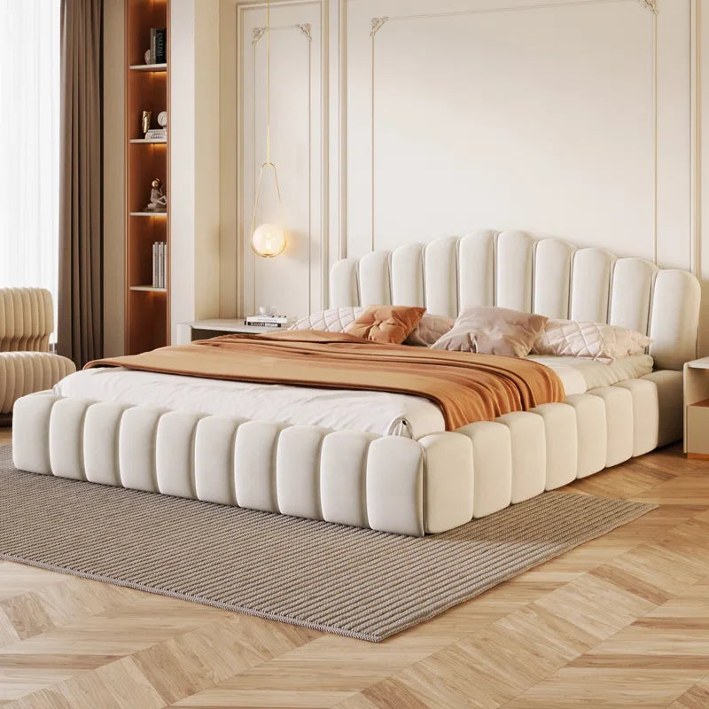Shellora Cloud Upholstered Bed