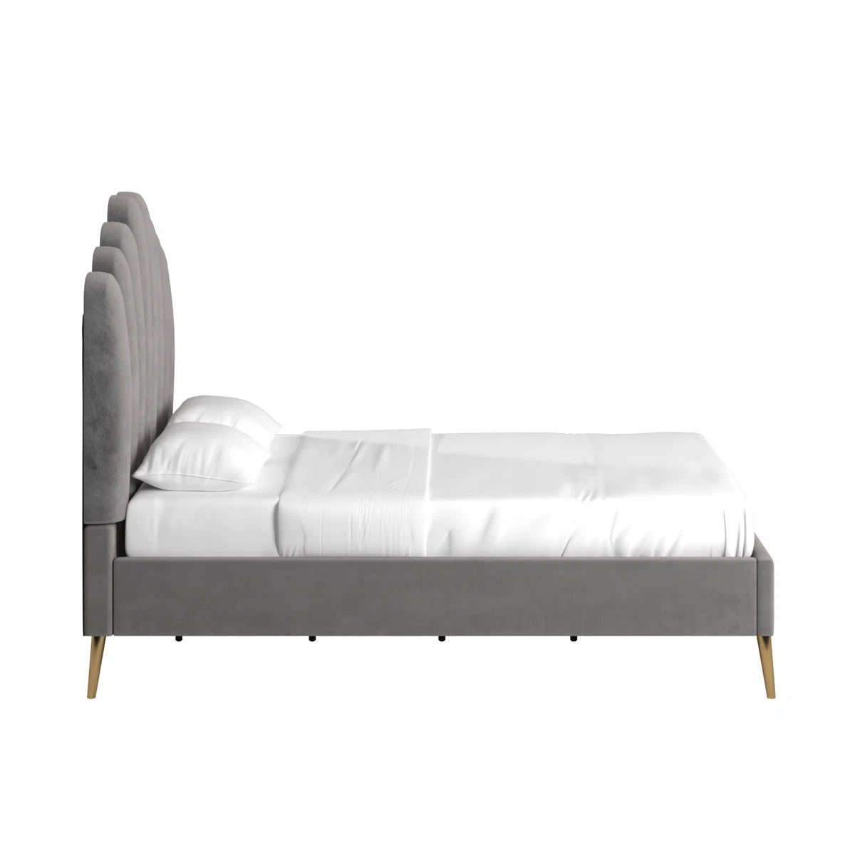 Valkyrie Vertical Lines Upholstered Bed