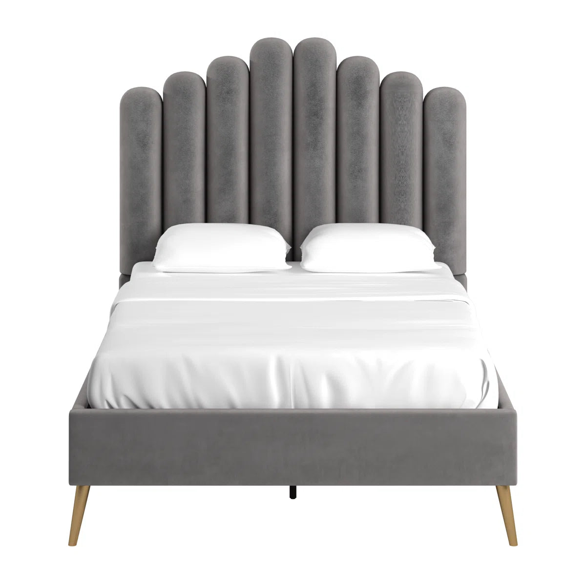 Valkyrie Vertical Lines Upholstered Bed