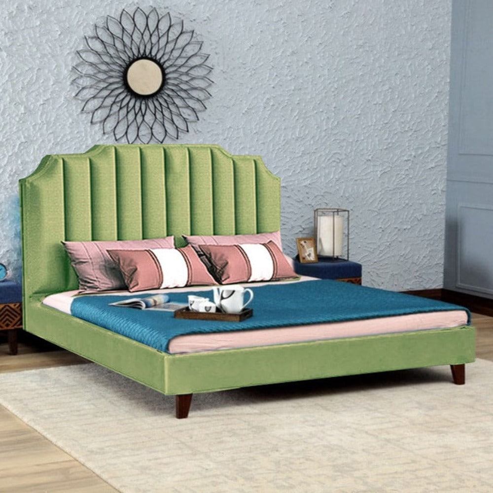 Fexa Upholstered Without Storage Bed in Suede