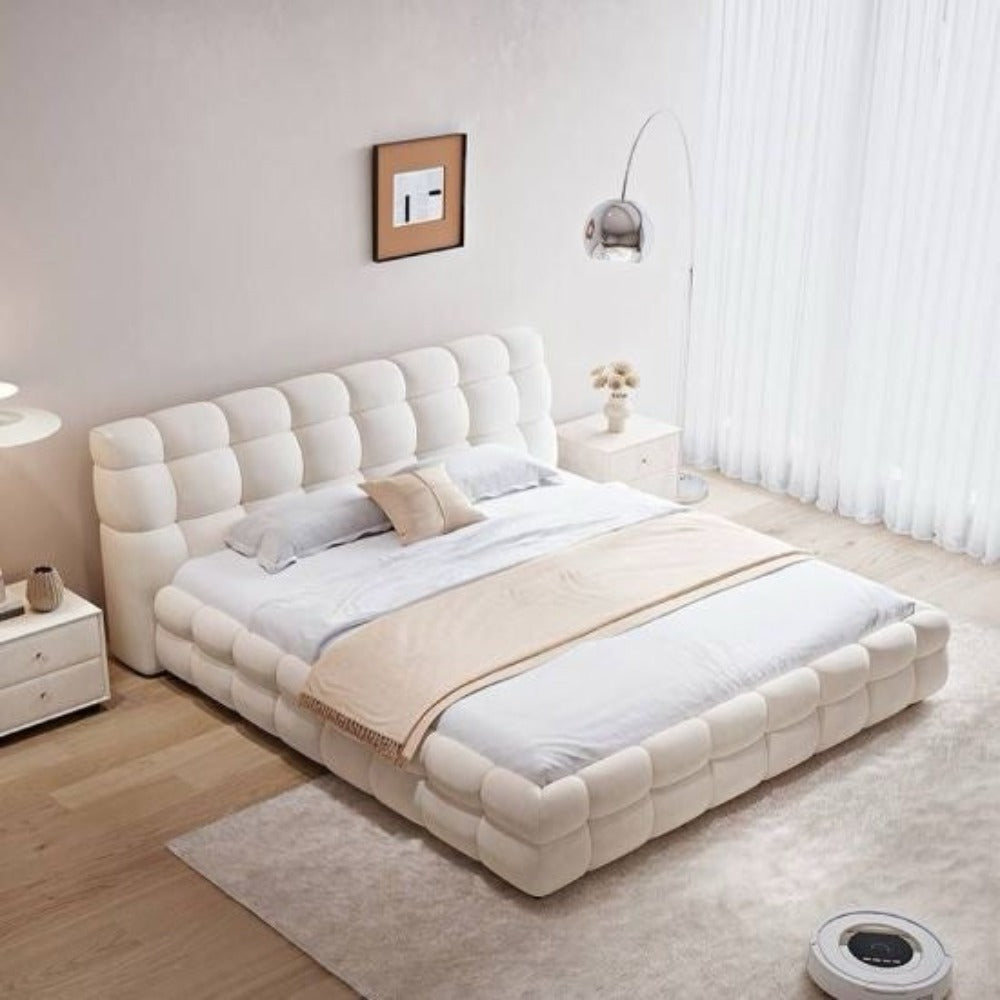 Moral Premium Upholstered Bed in Towel Cloth