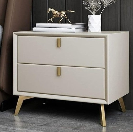 Leatherette Bed Sidetable