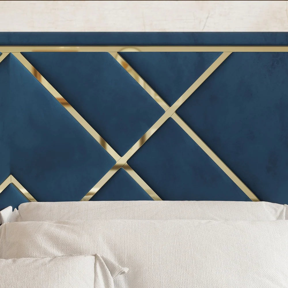 Liza Premium Upholstered Bed Without Storage