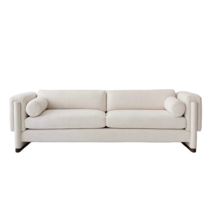 Modern Linen Upholstered Sofa
