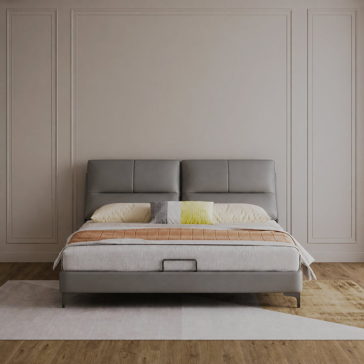 Zensa Cloud Sleek Upholstered Bed