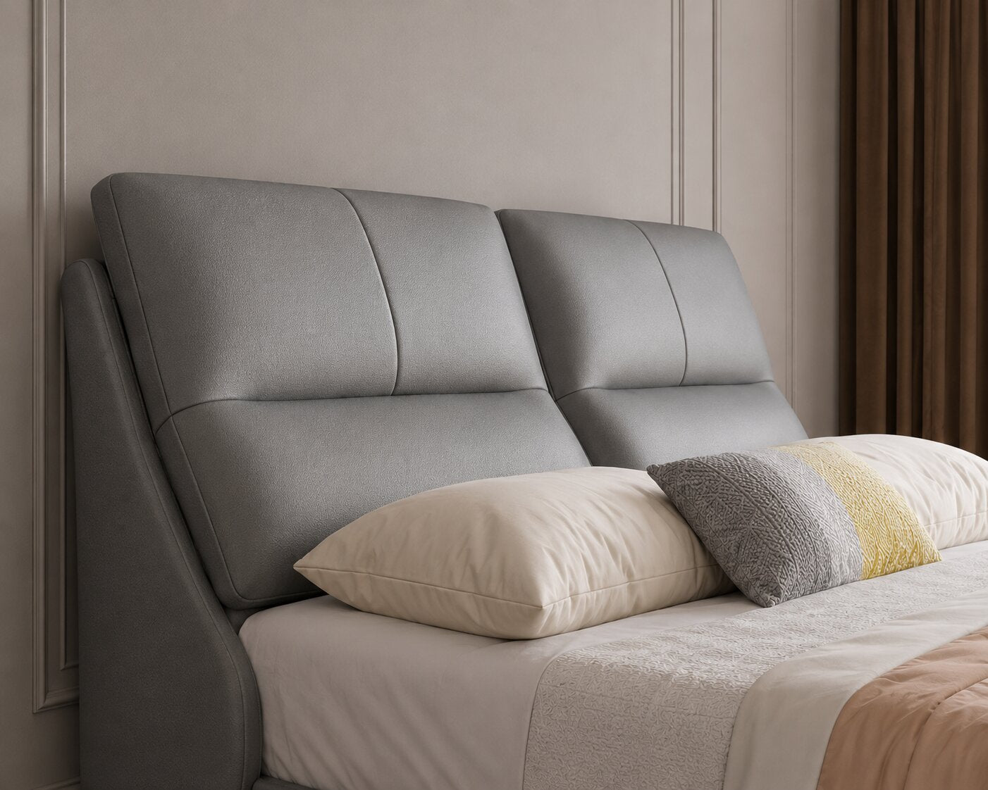Zensa Cloud Sleek Upholstered Bed