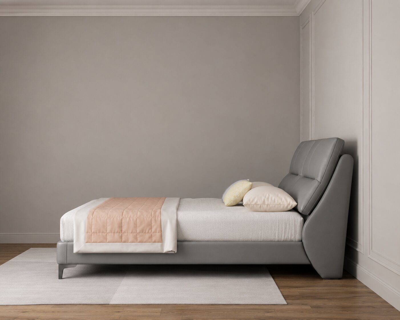 Zensa Cloud Sleek Upholstered Bed