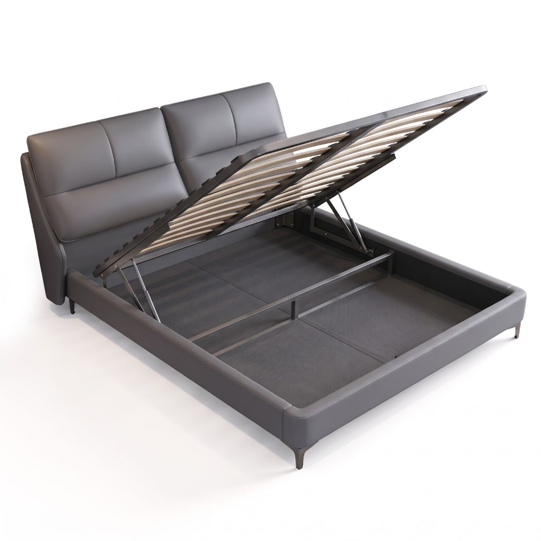 Zensa Cloud Sleek Upholstered Bed In Leatherette