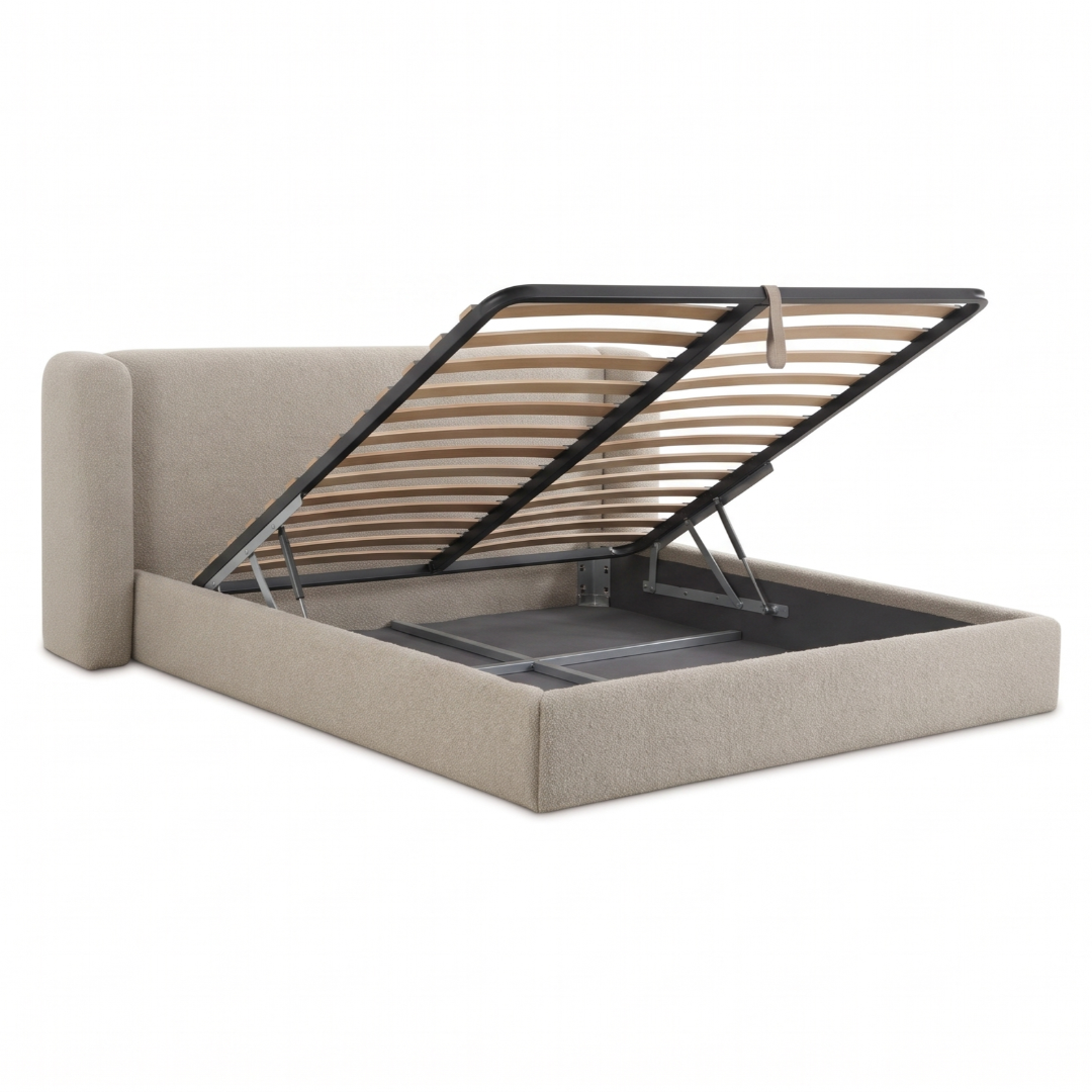 Zephyr Haven Upholstered Bed In Premium Fabric