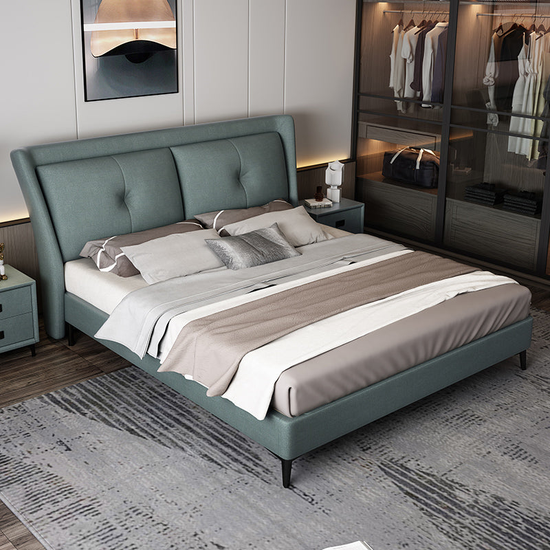 Zephario Luxe Wingback Upholstered Bed