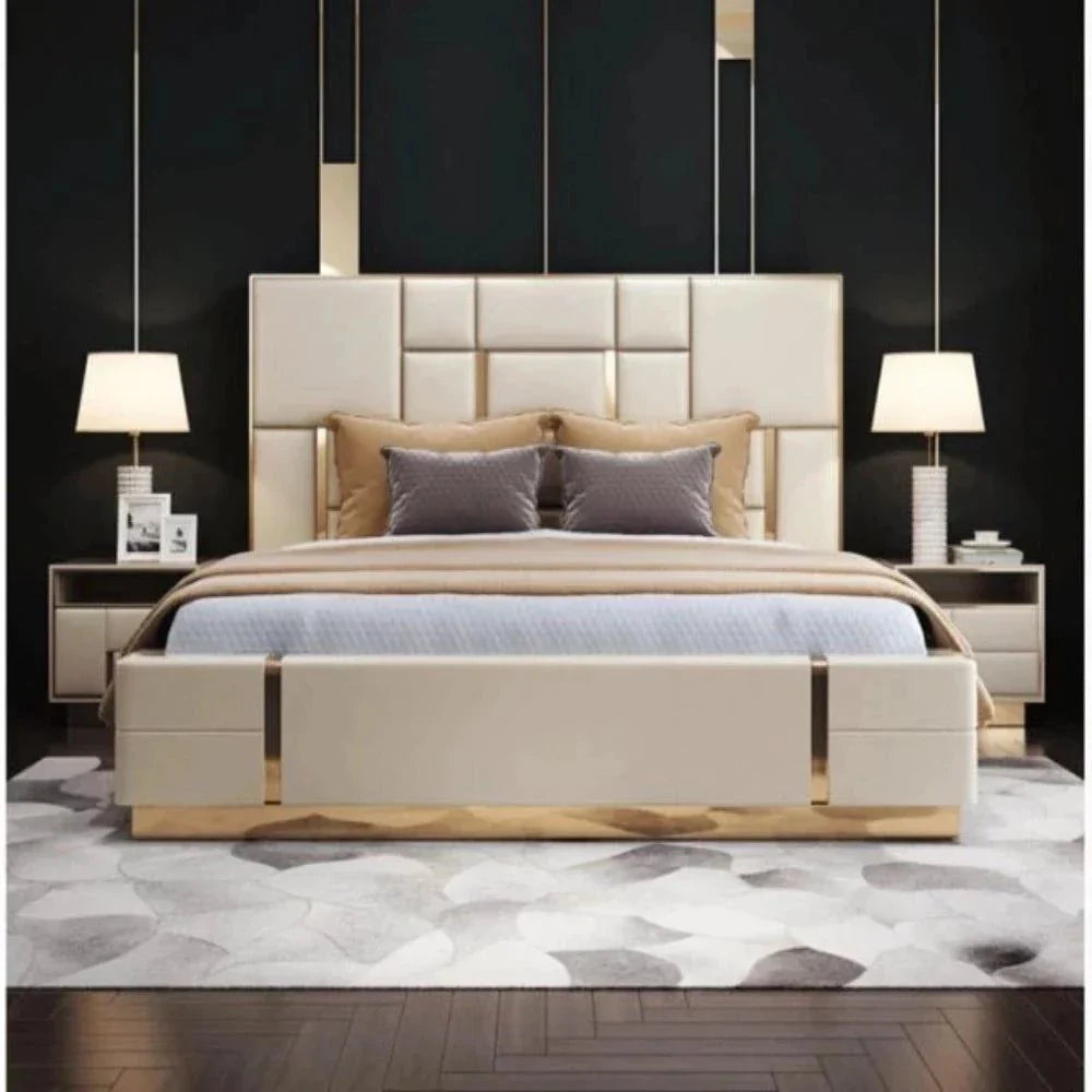 Euro Luxury Upholstered Bed