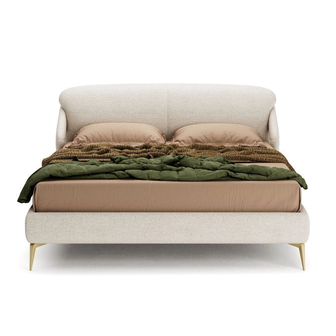 Artemis Bliss Cream Upholstered Bed