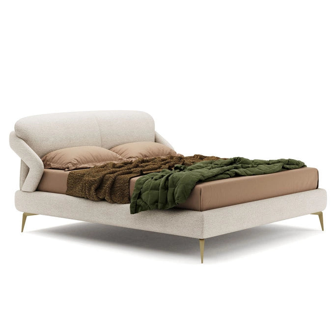 Artemis Bliss Cream Upholstered Bed